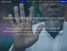 Tablet Screenshot of discoverelement.com